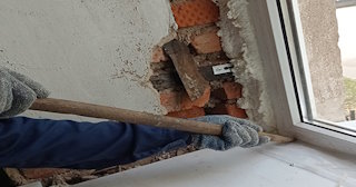 Демонтаж оконных откосов по выгодной цене от 524 руб. в Рязани - Сварной-Рзн